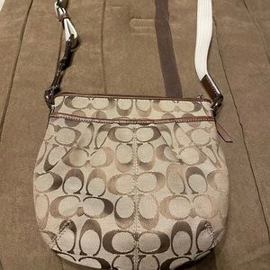 Coach crossbody purse and small change wristlet
